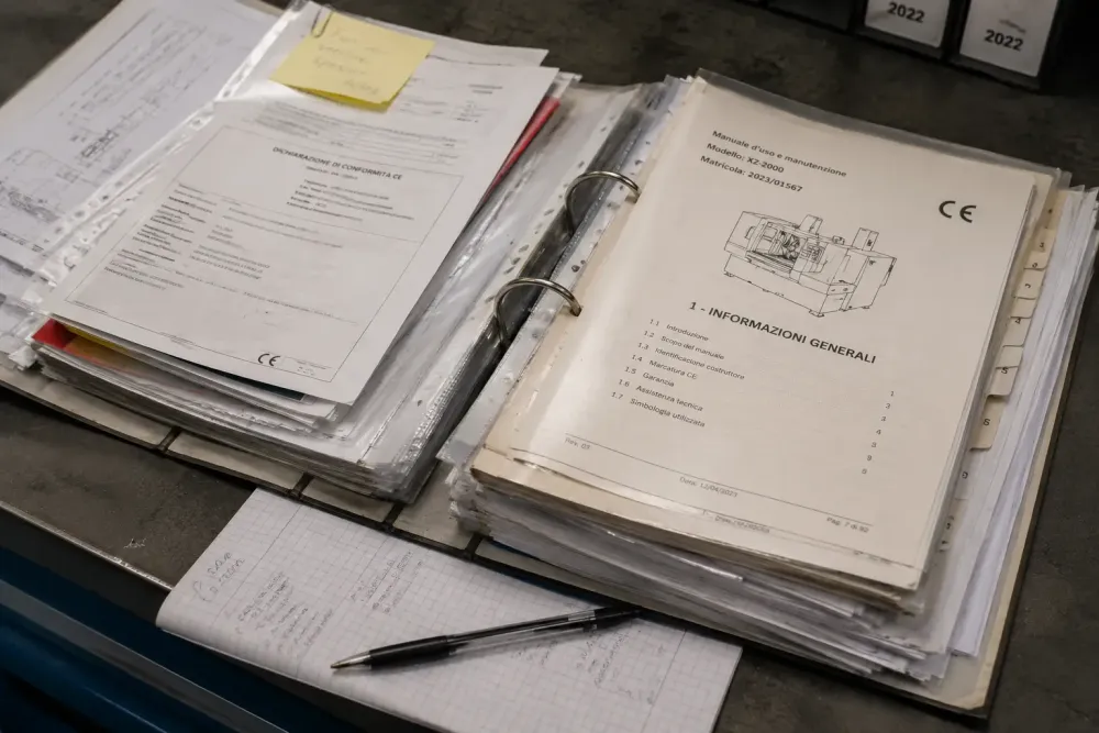 Documentazione cartacea obsoleta